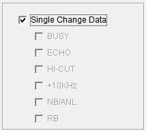 Single Change Data &ndash; kaikki toiminnot ovat muistipaikkakohtaisia